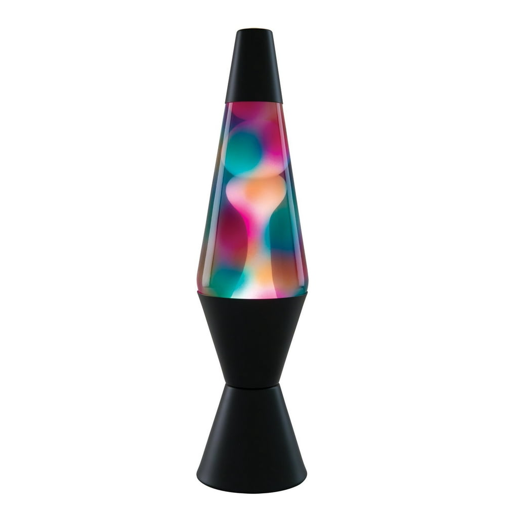 Schylling 2700 14.5Inch Black Base Lava Lamp with Graffiti Globe NEW