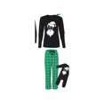 thumbnail image 2 of Kmbangi Christmas Parent-child Nightwear, Tops and Plaid Printed Pattern Pants, 2 of 10