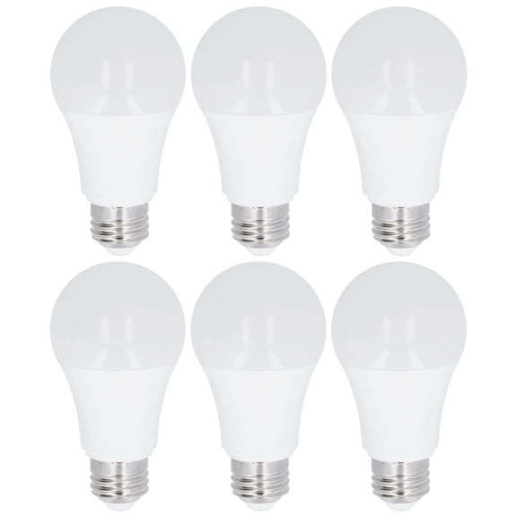 6PCS LED Bulb 7W 3000K 600LM E27 Base Light Bulb for Indoor Lighting 85‑265V Warm White Light