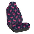 thumbnail image 1 of Wukai Cute Flamingo Full Set Car Seat Covers with Soft Padding Universal Auto Front Seats Protector and Cushion Mat, 1 of 5