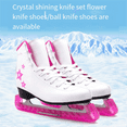 thumbnail image 3 of 1 Pair Soft Plastic Ice Hockey Figure Skate Blade Guard Cover Protector Ice Skate Runner Guards for Women Kids Pink, 3 of 5