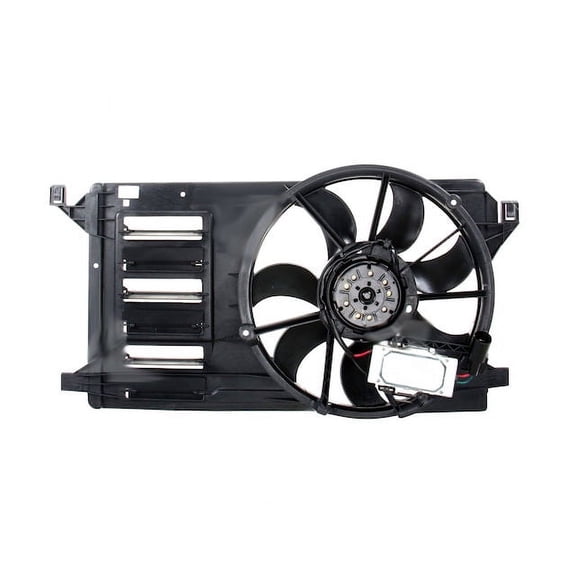 Auxiliary Fan Assembly - Compatible with 2010 - 2013 Mazda 3 2011 2012