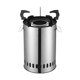 thumbnail image 1 of Horno de camping con soporte de acero inoxidable, compacto, para cocinar, quemador de leña 19cmx33cm, 1 of 9