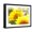 Black Frame, variant on Art.com Live Laugh Love: Sunflower Stretched Canvas Print Wall Art by Nicole Katano, 16" x 12"