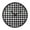 Black White Gingham Pattern Vector, variant on Indoor 12' Voice-Activated Luminous Decoration Wall Clock With LED Night Light Art Nouveau Decorative