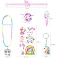 Naler 40 Pcs Assorted Unicorn Party Favors Set for Kids Girls Christmas Birthday Gift Games Prizes
