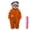 Orange(With Comb), variant on Big Mouth Monster Onesie Pajamas with Foot Covers, Funny Plush One Piece Jumpsuit Sleepwear, Soft Fleece Hooded Loungewear Outfit, Silly Monster Costume for Cozy Home Wear and Pajama Parties