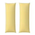 thumbnail image 2 of Bingfone Body Pillow Cover Long Pillow Case With Zipper Decorative Bedding Pillowcase 20"X54" Soft Cushion Pillow Case For Bedroom-Yellow Gingham, 2 of 8