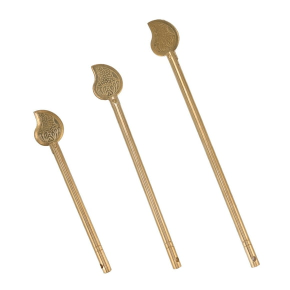 Cabinet Key Latch3PCS Cabinet Key Latch Leaf Shaped Cabinet Key Latch Chinese Latch Bolt Sleek Aesthetic