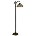 thumbnail image 5 of Cal Lighting 60W Colebridge Downbridge Tiffany Floor Lamp, 5 of 6