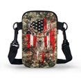 thumbnail image 2 of HELLHERO American Flag Deer Design with Adjustable Strap Women Shoulder Bag Lightweight for Daily Commute or Casual Outings, 2 of 7