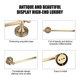 thumbnail image 4 of Antique Brass Bathroom Towel Rack Single Pole Bar Clothes Hanger Wall Shelf, 4 of 4
