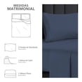 thumbnail image 2 of Juego De Sábanas Frescas Mainstays Matrimonial Cool Azul, 2 of 4