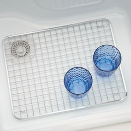 InterDesign Gia Sink Grid with Drain Hole Pack of 4 Walmart