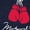 NAVY, variant on - Boxing Gloves - Men's Short Sleeve Graphic T-Shirt