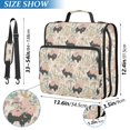 thumbnail image 2 of FORMRS Zipper Binder with Shoulder Strap 2-inch Ring 500 Sheet Capacity File Bag, West Wild Pattern, 2 of 5