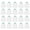20PCS, variant on OIUR Plant Cloche Reusable Propagation Cover Transparent Garden Bell Plant Hat for Plant Frost Protection Snail Protection