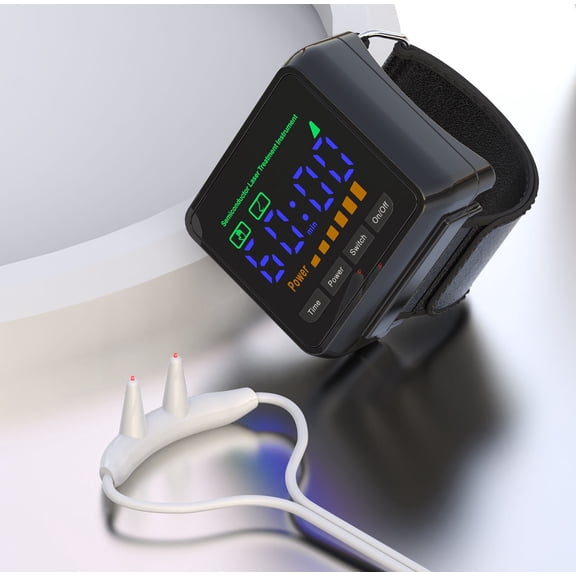 Wrist Laser Device with 650nm Red Light Therapy for Nasal Congestion Rhinitis