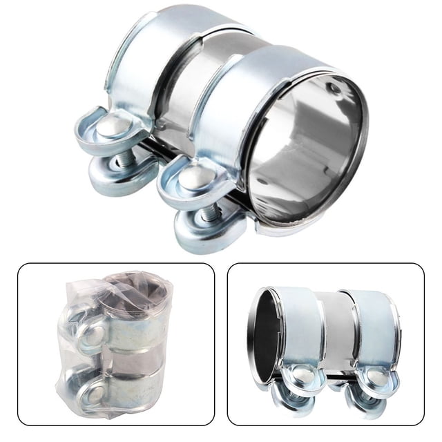 BUYISI Collier d'Échappement en Acier Inoxydable Boulons de Joint de Tuyau Bride de Serrage