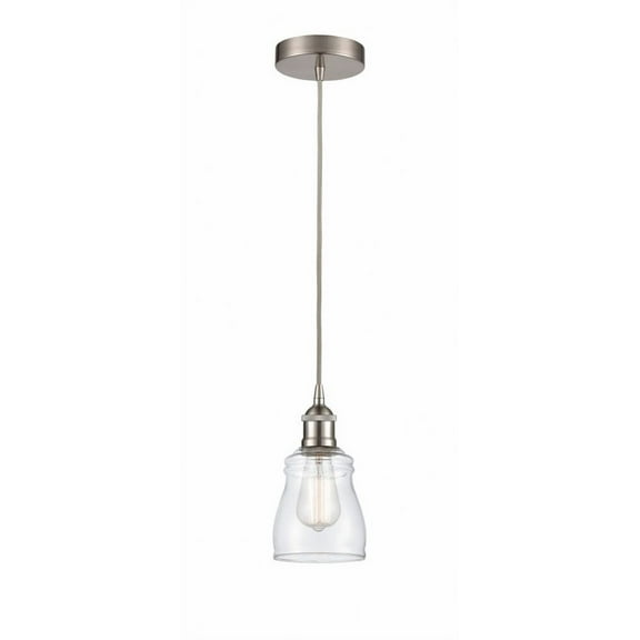 Innovations Lighting 616-1P-10-5 Ellery Pendant Ellery 5" Wide Mini Pendant - Nickel