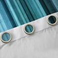thumbnail image 4 of Homewish Abstract Ombre Stripes Curtains Pack of 2 (42x84 Each),Modern Abstract Geometric Curtains Blackout,Blue Black Lines Bedroom Curtains For Adults,Breathable Home Decor, 4 of 6