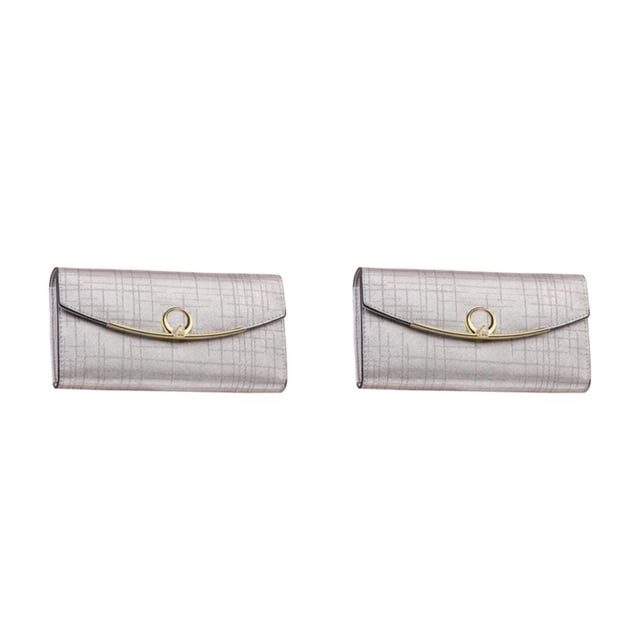 Qarigey Monedero de repuesto para mujer, monedero Rectangular de Color sólido para niñas, regalo de cumpleaños Type7 NO7