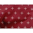 thumbnail image 4 of oneOone Organic Cotton Voile Fabric Plus Sign Kasuri Printed Craft Fabric BTY 42 Inch Wide, 4 of 4