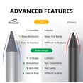 thumbnail image 6 of Penoval USI2.0 Stylus Pen for Chromebook, 4096 Levels Pressure for Lenovo chromebook Duet, ASUS chromebook C436, HP chromebook X360 12b, HP chromebook X360 14b Spare Tip Included, USI2.0, 6 of 7