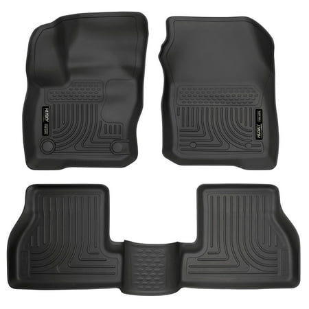 Front Seat Floor Liners - Husky Liners Front & 2nd Seat Floor Liners Fits 16-18 Focus