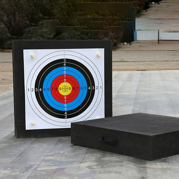 WHAMVOX 30 Pcs Archery Shooting Accessories Set with Fixed Papers and Pins for Precision Practice