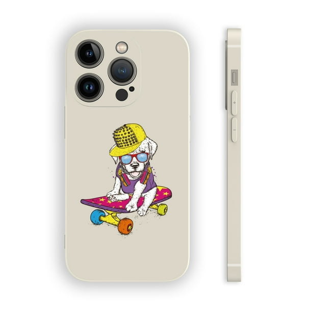 Agregue un toque de diversión a su iPhone15 Pro Max 14 13 12 Pro 11 con una cubierta mate para teléfono con diseño de dibujos animados caprichosos