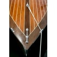 thumbnail image 2 of Paulson, Don 11x14 Black Ornate Wood Framed with Double Matting Museum Art Print Titled - WA, Boat bow at a Wooden Boat Festival, 2 of 4