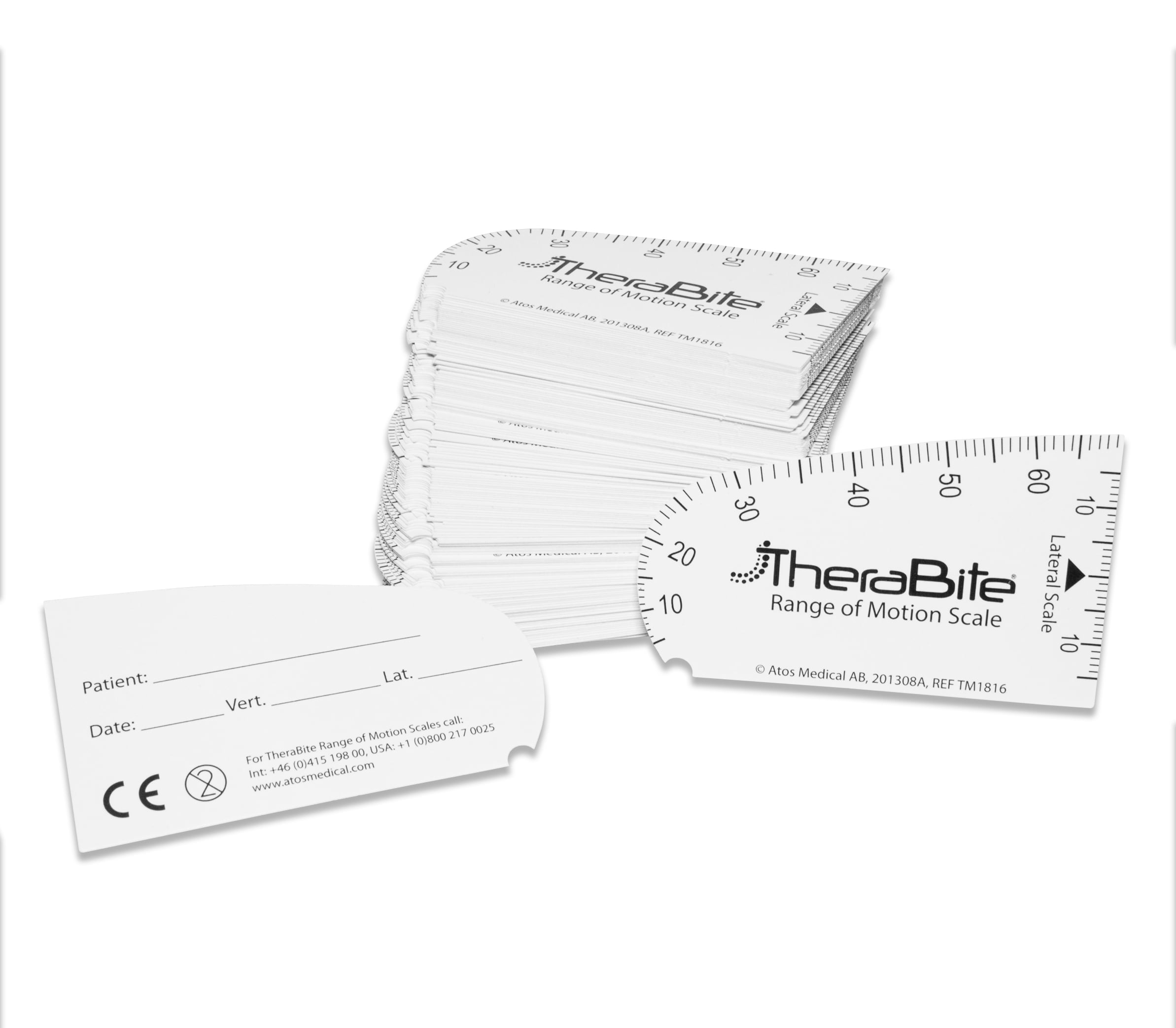 TheraBite Jaw Range of Motion Scales, Box of 150