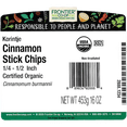 thumbnail image 4 of Frontier Co-op Certified Organic Korintje Cinnamon Stick Chips, 1/4", 16 oz. Bag, 4 of 7