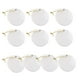 thumbnail image 3 of 10 Piezas De Adornos De Sublimación Espacios En Blanco Joyería Colgante De Cerámica Llaveros, 3 of 9