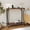 Brown, variant on HLR 29.5" Small Console Table, 2 Tier Narrow Entryway Table with Open Shelf, Black