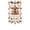 B, variant on Clearance! Christmas Wind Chime Gingerbread House Hanging Decoration with Crystal Pendants Bells for Holiday Indoor Outdoor Porch Garden Yard Home Party Xmas Seasonal Decor Ornament