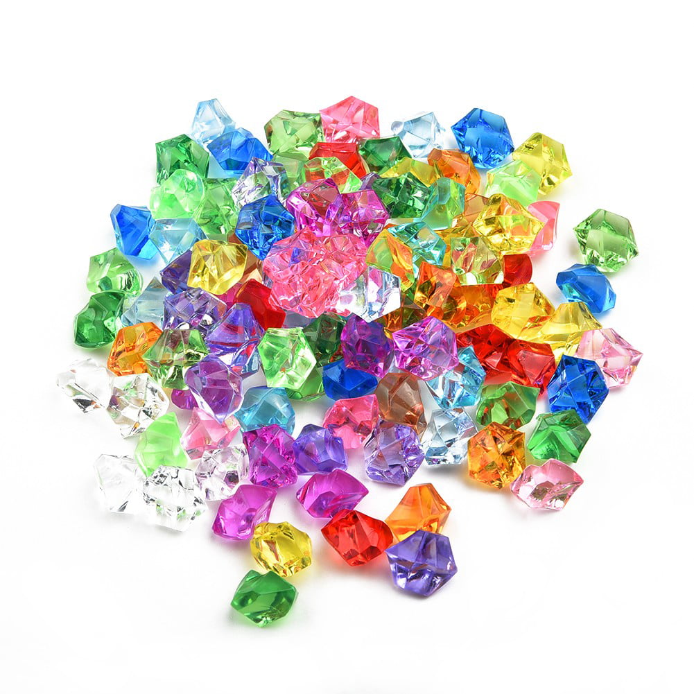 Plastic Gems Ice Grains Stones Children Jewels Acrylic Gems High Strength New 