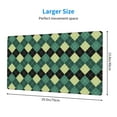 thumbnail image 2 of Cauagu Green Squares for Large Mouse Pad,XXL Extended Gaming Mouse Mat Long Extended Desk Mat Big Desk Pad Mat(16 x 29.5in) for Work/Game/Office/Home, 2 of 8