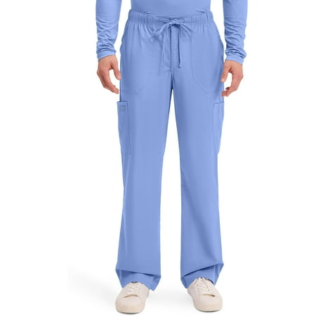 Cherokee Workwear Professionals Men Scrubs Pant Tapered Leg Drawstring Cargo WW190