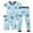 4-Light Blue, variant on Gelikeya 4t Pajamas Boys Boys Pjs Crew Neck Short Sleeve T Shirts Shorts Pants 3pcs Breathable Lightweight Children Loungewear Sets 2-14y