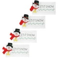 thumbnail image 6 of Gymnture christmas 4Pcs Practical Doorknob Covers Christmas Snowman Washable Handle Cover, 6 of 10