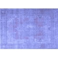 thumbnail image 1 of Ahgly Company Machine Washable Indoor Rectangle Persian Blue Traditional Area Rugs, 2' x 3', 1 of 4