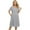 Gray, variant on Motherhood Maternity Nursing Nightgowns for Women Breastfeeding - 3 in 1 Labor/Maternity/Nursing Nightgown Short Sleeve Breastfeeding Sleep Dress X-XXXL
