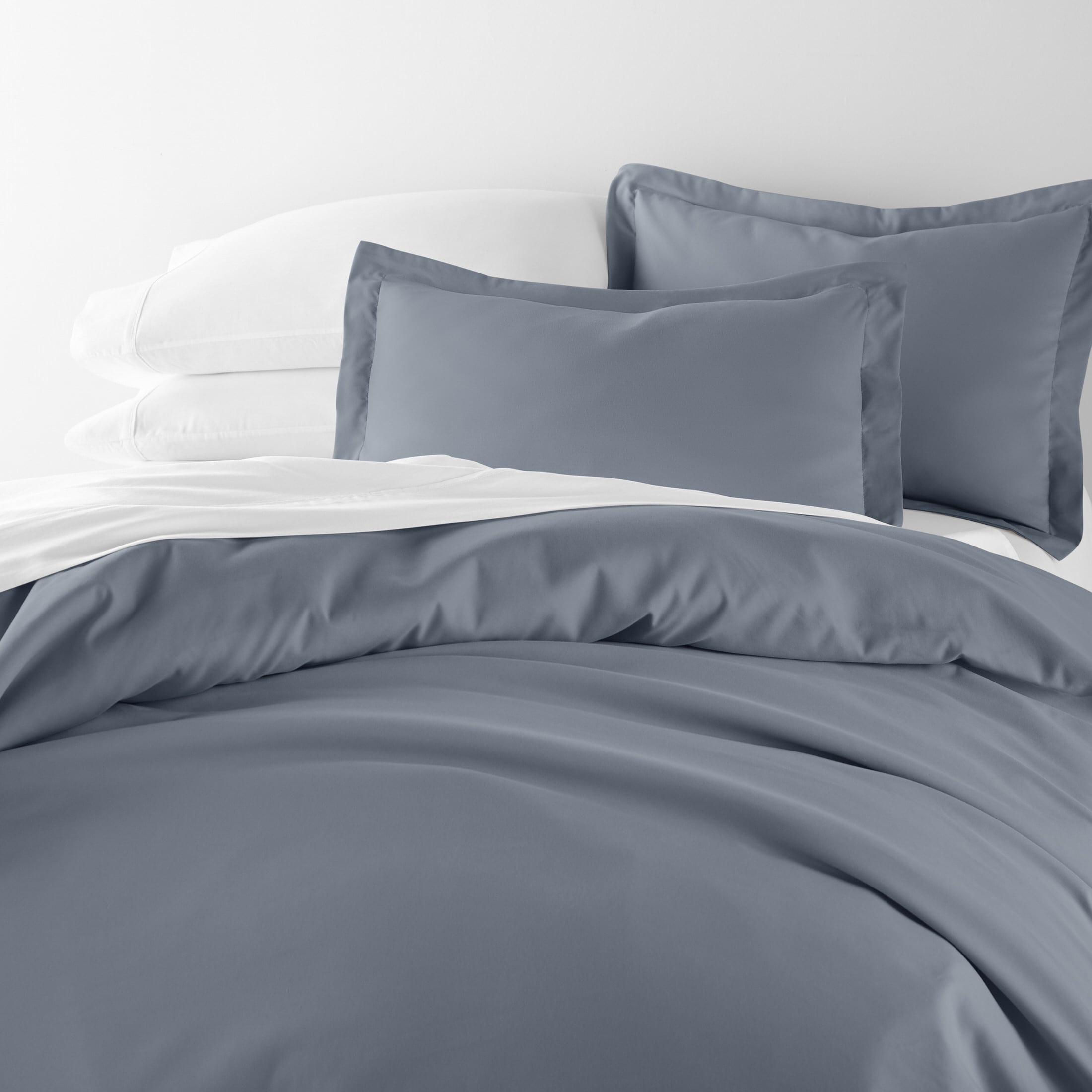 Noble Linens 2-Piece Stone Duvet Cover Set, Twin/Twin XL