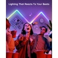 thumbnail image 2 of Govee Glide RGBIC Smart Wall Light, Multicolor Customizable, Music Sync LED Home Decor, 6 Pcs and 1 Corner, 2 of 6