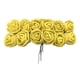 thumbnail image 2 of Cabezas de Flores de Rosas Artificiales Hechas de Mano Cabezas de Flores de imuladas para Amarillo, 2 of 9