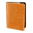 thumbnail image 2 of Pofeuu Orange Glitter2 Print Travel Document Organizer Passport Holder Men Women for Family (6.5 in x 4.5 in),Wallet Holder Credit Card Clutch Bag Case, 2 of 5