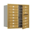 thumbnail image 4 of Salsbury Industries 4C Horizontal Mailbox 8-Door High Unit (30.5"), Double Column, 14 MB1 Doors, Aluminum, Front Load, USPS Access, 4 of 4