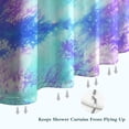 thumbnail image 6 of Colorful Tie Dye Pattern Shower Curtain 36"x72" ,Bathroom Decorative Shower Curtains Set with 12 Hooks,Modern Waterproof Washable Shower Curtain, 6 of 6